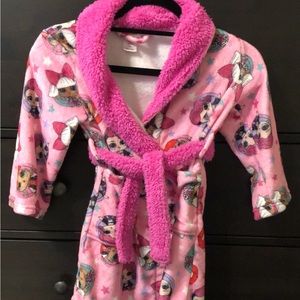 Pajama Robe LOL girl size 6